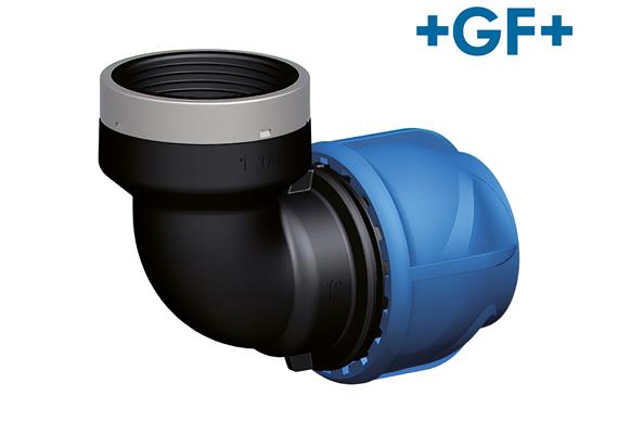 +GF+ iJoint Uebergangswinkel mit IG Ø 75mm x 3" aus PP ND 16 D NBR