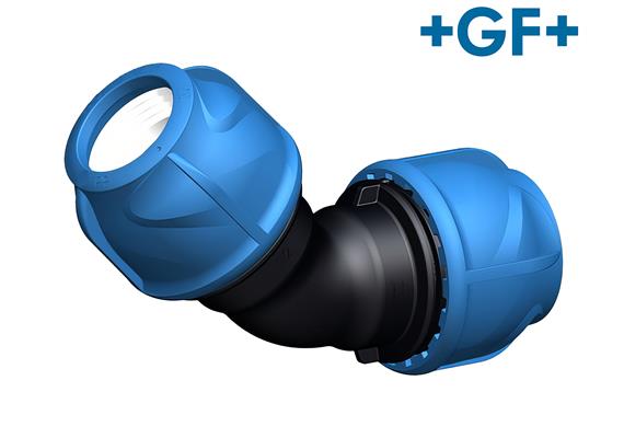 +GF+ iJoint Winkel 45° egal Ø 50 x 50mm aus PP ND 16 D NBR