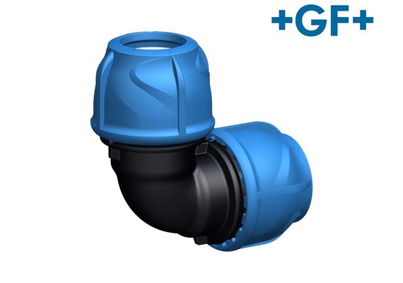 +GF+ iJoint Winkel 90° egal Ø 40 x 40mm aus PP ND 16 D NBR