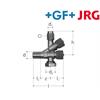 +GF+ JRG Absperr- und Füllventil GN 1/2* DN 15 mm