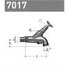 +GF+ JRG Auslaufventil Rotguss 3/4 x 1'' mit Knebelgriff + Rohrbelüftung