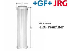 +GF+ JRG Filtereinsatz 50 µm PES Vlies Höhe 250 mm Ø 70 mm