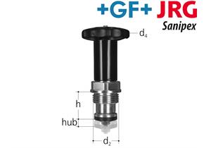 +GF+ JRG LegioStop Schrägsitzventil Oberteil PN 16 IG 5/4" DN 32