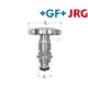 +GF+ JRG Oberteil Rotguss zu Auslaufventil 1/2" mit Handrad 15 mm verchromt