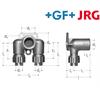+GF+ JRG Sanipax Armaturenanschluss doppelt mit IG GN 1/2" d12 - d12