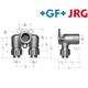 +GF+ JRG Sanipax Armaturenanschluss doppelt mit IG GN 1/2" d16 - d16