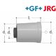 +GF+ JRG Sanipex Abpress- und Schutzstopfen Kunststoff3/4"