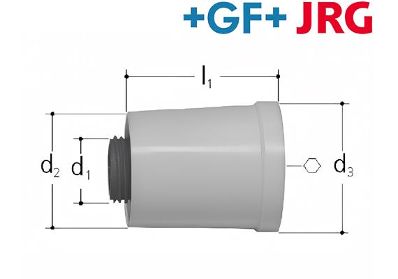 +GF+ JRG Sanipex Abpress- und Schutzstopfen Kunststoff3/4"