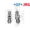 +GF+ JRG Sanipex Anschluss T-Stück Rotguss mit Flansch IG 1/2" x Ø20 / Ø16 mm