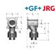+GF+ JRG Sanipex Anschluss Winkel Rotguss mit Flansch IG 1/2" x Ø20 mm