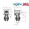 +GF+ JRG Sanipex Anschluss Winkel Rotguss mit Flansch IG 1/2" x Ø20 mm