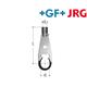 +GF+ JRG Sanipex Aufhängung Stahl für Verteiler verzinkt M12 mm 5738 000