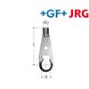 +GF+ JRG Sanipex Aufhängung Stahl für Verteiler verzinkt M12 mm 5738 000