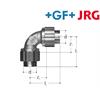 +GF+ JRG Sanipex Bogen 90° Rotguss AG d 20 mm Bördelverschraubung