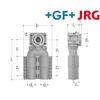 +GF+ JRG Sanipex Dose 2-fach 90° GN 1/2" d16-d12