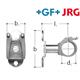 +GF+ JRG Sanipex Halterung Stahl für Verteiler verzinkt 5739.000
