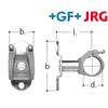 +GF+ JRG Sanipex Halterung Stahl für Verteiler verzinkt