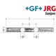+GF+ JRG Sanipex Kastenhalter / Dosenhalter doppelt Stahl Abstand 160 L 560 mm