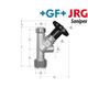 +GF+JRG Sanipex LegioStop Schrägsitzventil Rotguss Ø 20 mm