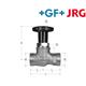 +GF+ JRG Sanipex LegioStop Verteiler Absperrventil AG/AG 1" Rotguss