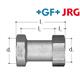 +GF+ JRG Sanipex Muffen-Verschraubung Rotguss IG/IG G 1" DN 20 Länge 64 mm