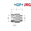 +GF+ JRG Sanipex Reduzierung für Bördelverschraubung Rotguss d 20 / d 16 mm