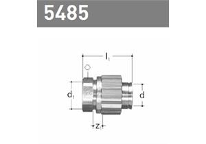 +GF+ JRG Sanipex Reduzierung für Bördelverschraubung Rotguss d 20 / d 16 mm