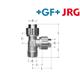 +GF+ JRG Sanipex T-Stück Rotguss mit AG 1/2" - 16 - 16