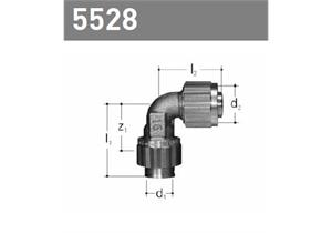 +GF+ JRG Sanipex Übergangsbogen MF Rotguss d 12 mm 1/2"