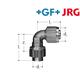 +GF+ JRG Sanipex Übergangsbogen MF Rotguss d 16 mm 1/2"