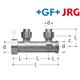 +GF+ JRG Sanipex Verteiler 2-fach Rotguss AG 1" auf Ø16 mm