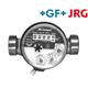 +GF+ JRG Sanipex Wasserzähler für Kaltwasser bis 30° und Qn 1.5m3/h aus Messing