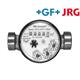 +GF+ JRG Sanipex Wasserzähler für Warmwasser bis 90° und Qn 1.5m3/h aus Messing