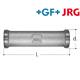+GF+ JRG Zwischenstück Rotguss AG/AG G 1" DN 20 mm Länge 110 mm