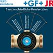 +GF+ JRGURED Druckredzierventil Rotguss 1303 GN 1/2" DN15 3/4" AG 2-6 bar | Bild 4