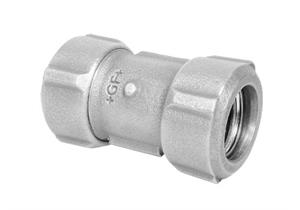 +GF+ Primofit Kupplung kurz Egal Stahlrohr 3/4" auf PE Ø 25x2.3mm L 89mm mit Stützhülse