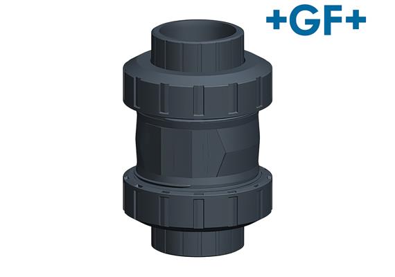 +GF+ Rückschlagventil Typ 562 PVC-U DN 50 mm Ø 63 mm 2`` – 2`` PN 16 bar - NIK
