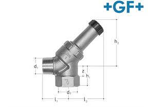 +GF+ Sicherheitsventil JRGARANT 1/2" DN15 1-10 bar mit Werkseinstellung 6 bar