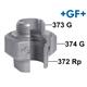 +GF+ Verschraubung Nr. 332 ohne Dichtung 5/4" Innen- /Aussengewinde verzinkt - NIK