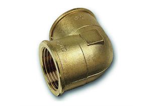 +GF+ Winkel 90° Nr. 8090 Siliziumbronze 1 1/2" egal mit Innengewinde