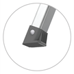 GIERRE Stufenstehleiter Mini Slimstep 3 Stufen - EHD | Bild 3