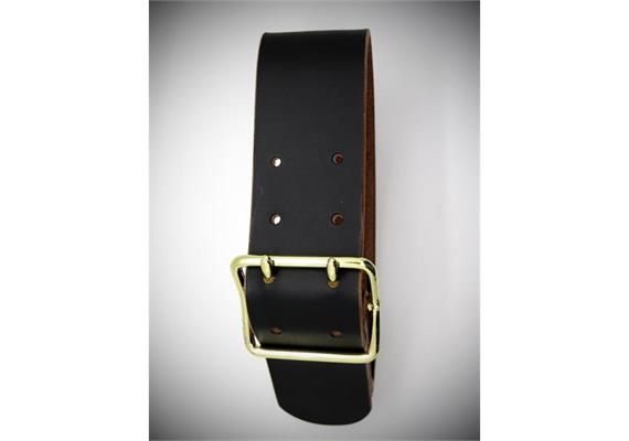 Glockenriemen Oro 15x112cm Leder schwarz - EMME