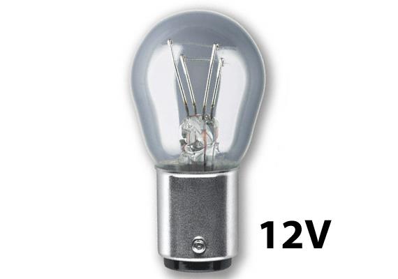 Glühlampen 12V 21/5W BAY15d (Rücklicht/Bremslicht) 1 Pack mit 10