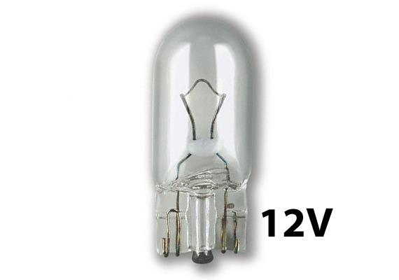 Glühlampen W2,1 x 9,5D 12V 5W