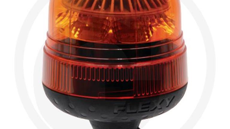 Granit Rundumleuchte LED 12/24V für Aufsteckrohr Befestigung gelb Granit Rundumleuchte LED 12/24V für Aufsteckrohr Befestigung gelb