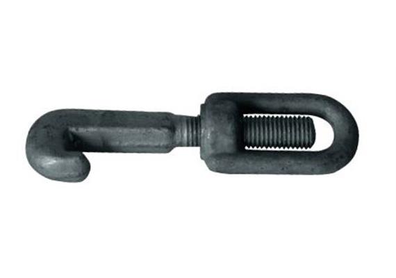 Hakenschraube mit Ringmutter verzinkt M20 x 155mm - 050