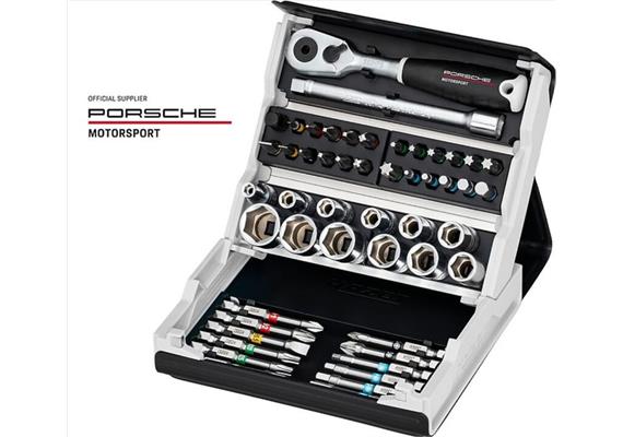 HAZET Steckschlüssel Satz 2200SC-2-PD 50-teilig Porsche Motorsport - Racing Tool Line