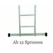HB ALU Anlegeleiter HB Typ 180 1-teilig 16 Sprossen L 4.71m B.37cm Gewicht 10.5kg - HB | Bild 2