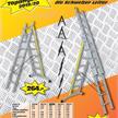 HB ALU Mehrzweckleiter 3 x 8 Sprossen L 2.42/4.1/5.55m 17kg - HB | Bild 2