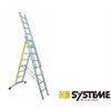 HB ALU Mehrzweckleiter 3 x 8 Sprossen L 2.42/4.1/5.55m 17kg - HB